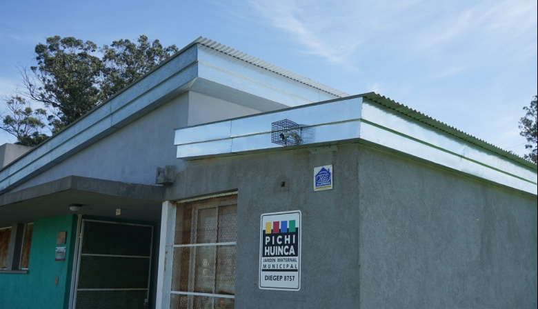 Concluyó la reparación y ampliación del techo del Maternal Pichi Huinca