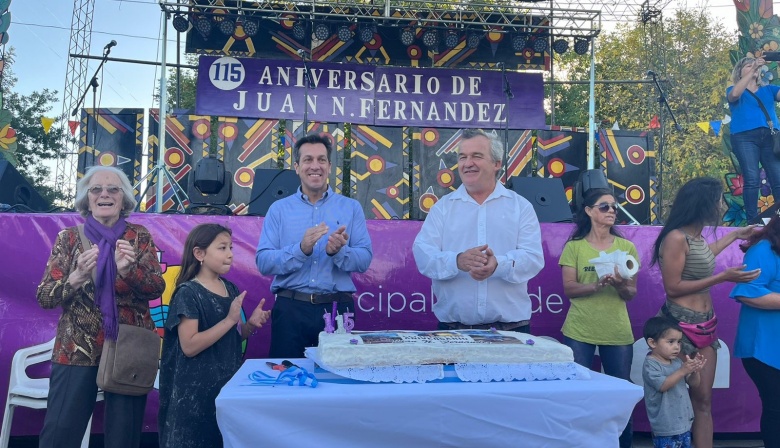 Juan N. Fernández celebró su 115° aniversario con una gran fiesta para todo el pueblo
