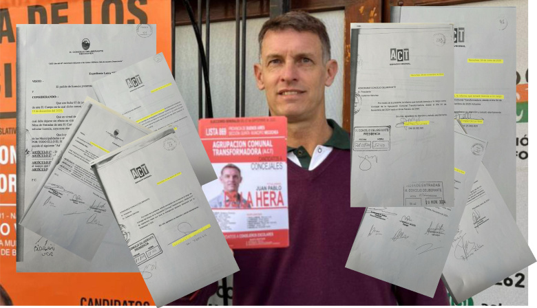 La farsa de la ACT: Juan Pablo De la Hera, el candidato que nunca quiso ser concejal