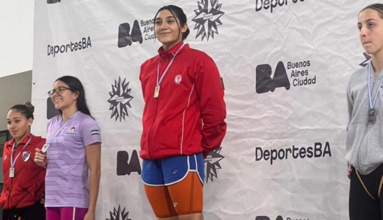 Guadalupe Angiolini sigue batiendo marcas: récord nacional, dorada y marca para el Mundial
