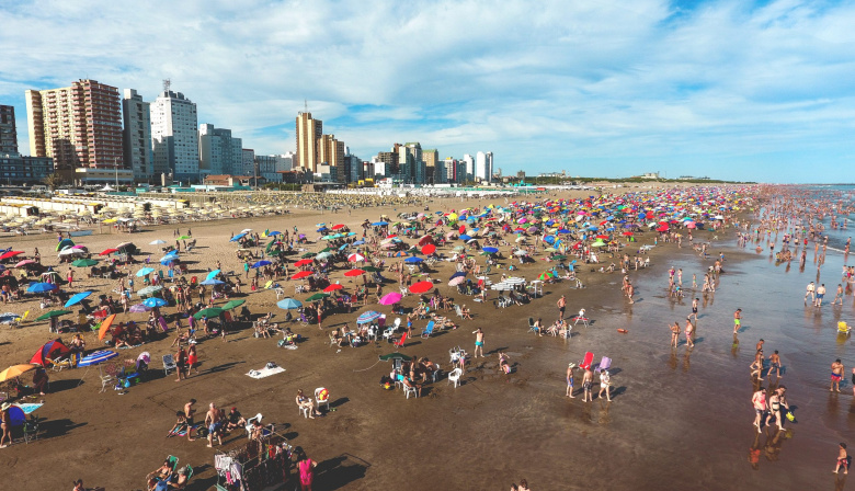 Verano en Necochea en un marco 