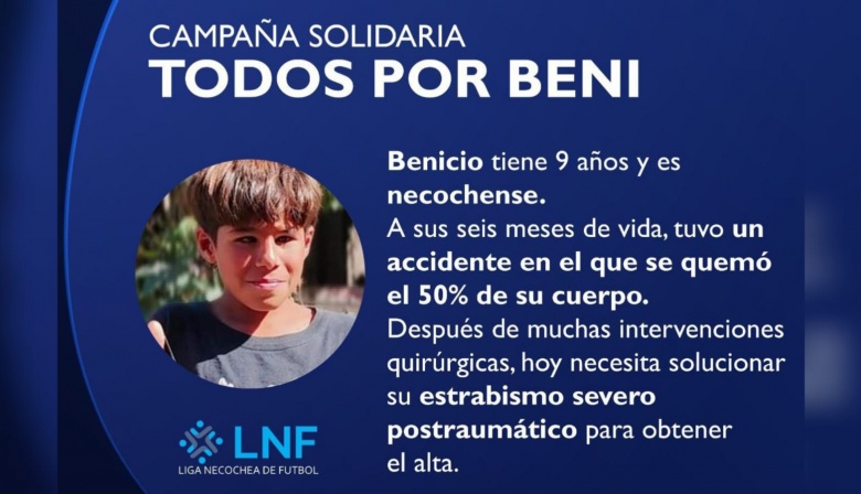 Todos por Beni: campaña solidaria para ayudar a un nene de nuestra ciudad
