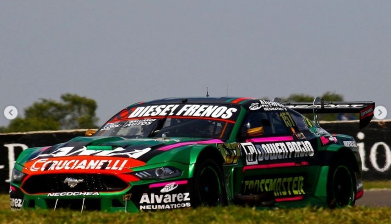 Juan Bautista De Benedictis sufrió un recargo y quedó en el puesto 30 en la Final del TC en San Nicolás