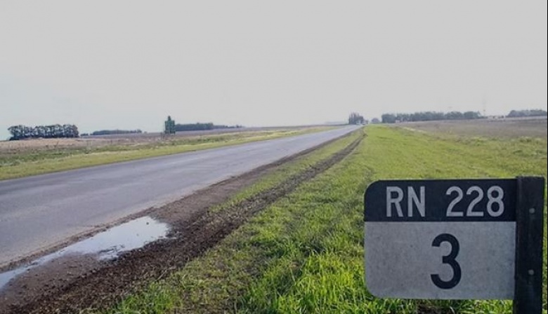 Habilitan la Ruta 228, pero piden circular con precaución