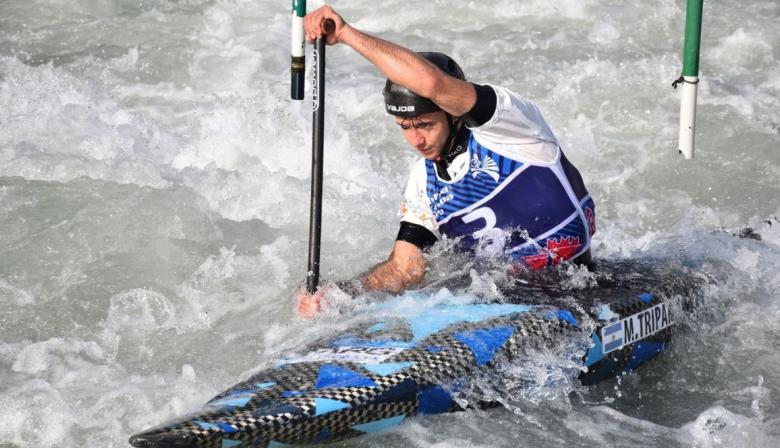 Destacada actuación de Manuel Trípano en el inicio de la Copa del Mundo de canotaje slalom