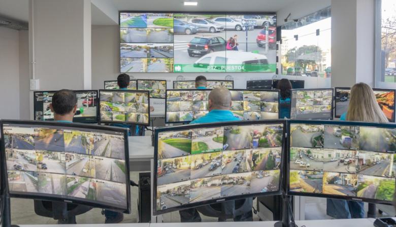 Un trabajo conjunto entre el Centro de Monitoreo y la Policía permitió frustrar un intento de robo