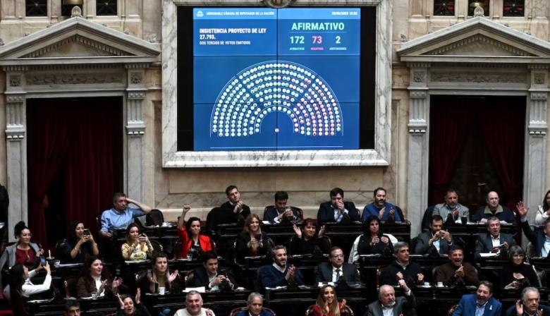 Una para el lado de la justicia: Diputados logró rechazar el veto de Milei a la Ley de Emergencia en Discapacidad