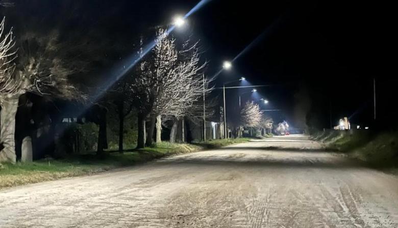Avanzan los trabajos para dotar con un 100% de luminarias Led a las localidades del distrito