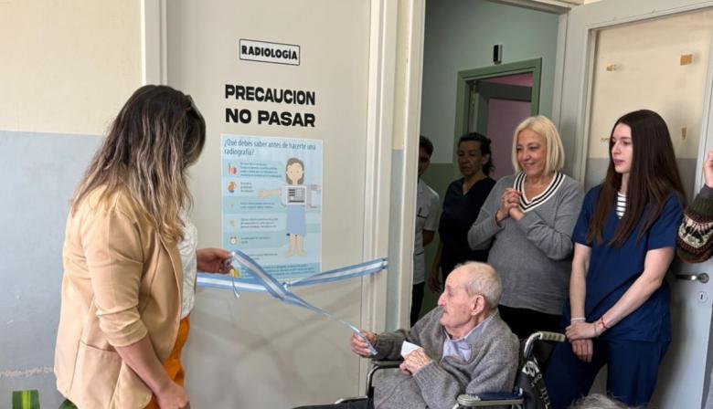 Inauguraron la sala de rayos de la Unidad Sanitaria de La Dulce