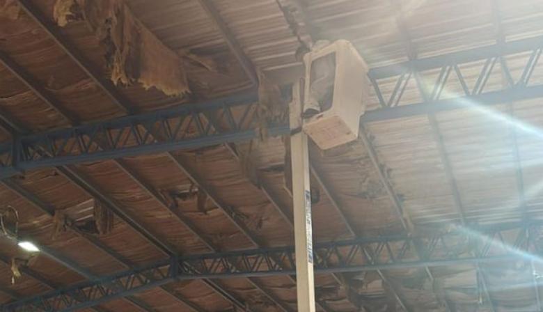 Avanza la reparación del techo del CEF 76 de Quequén