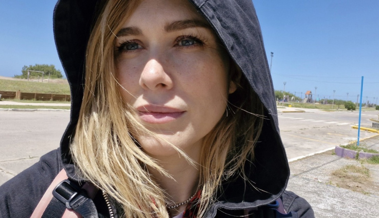 Lilia Lemoine pasó por Necochea y destacó la ciudad en sus redes