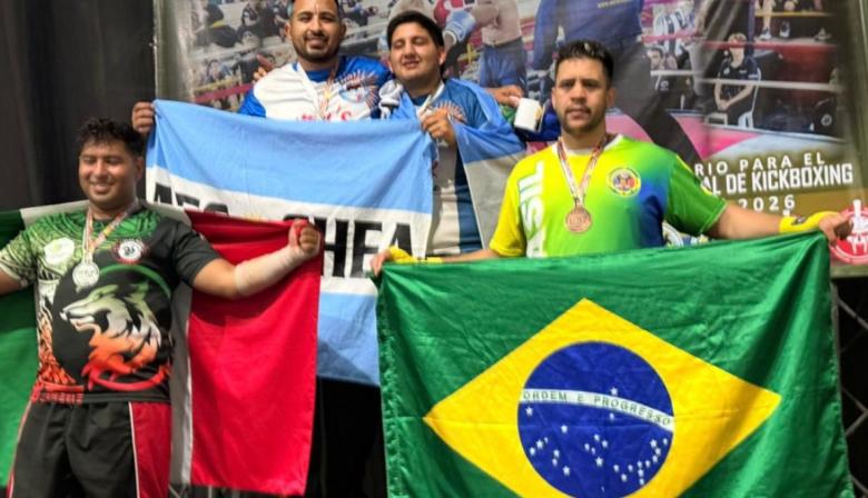 El necochense Juan Bernal, doble campeón latinoamericano en Colombia: “Hoy soy el mejor peso pesado de Latinoamérica y soy feliz”