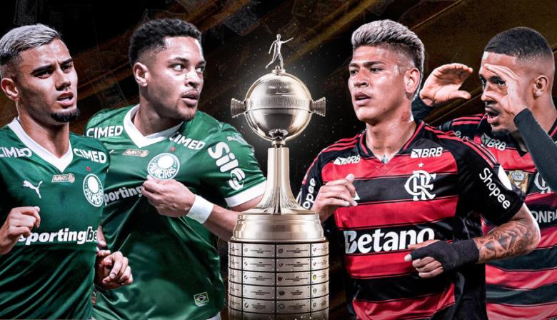 Palmeiras y Flamengo juegan este sábado la final de la Copa Libertadores