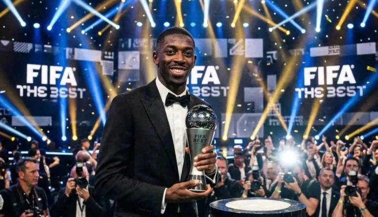 Ousmane Dembélé ganó el premio FIFA The Best al mejor jugador del año