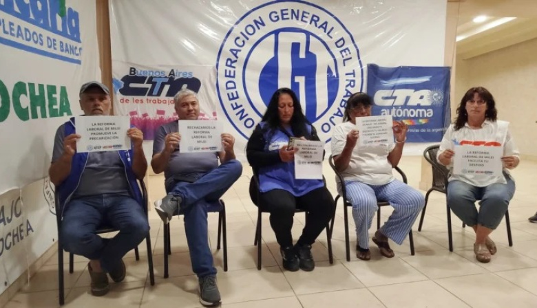 Sectores gremiales de Necochea rechazaron la reforma laboral y confirmaron su participación en la movilización nacional