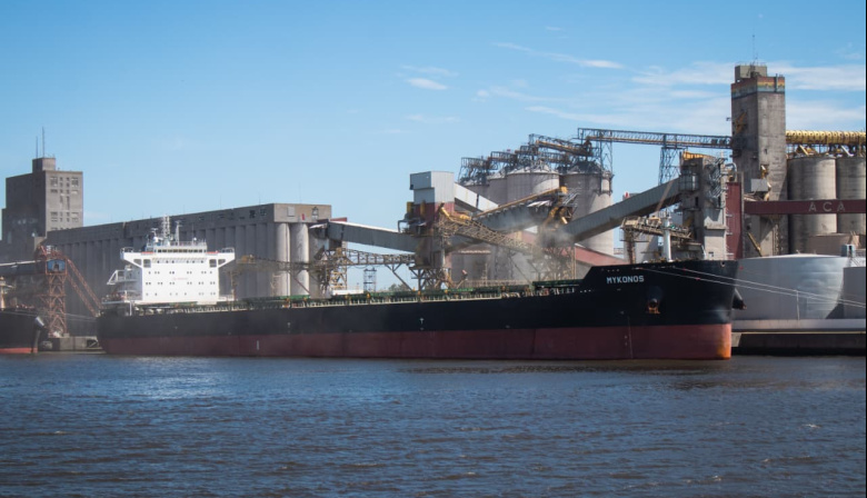 Puerto Quequén sigue sumando toneladas exportadas