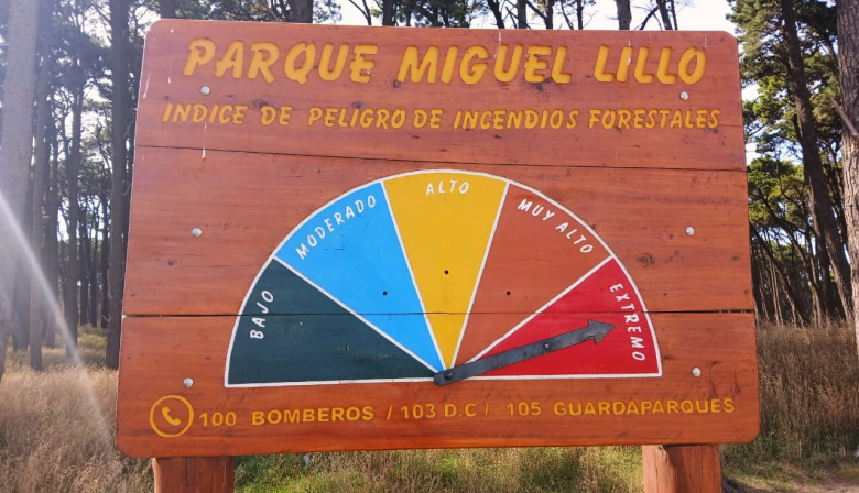 Frente a la ola de calor y el riesgo extremo de incendios, elevan recomendaciones para preservar el Parque