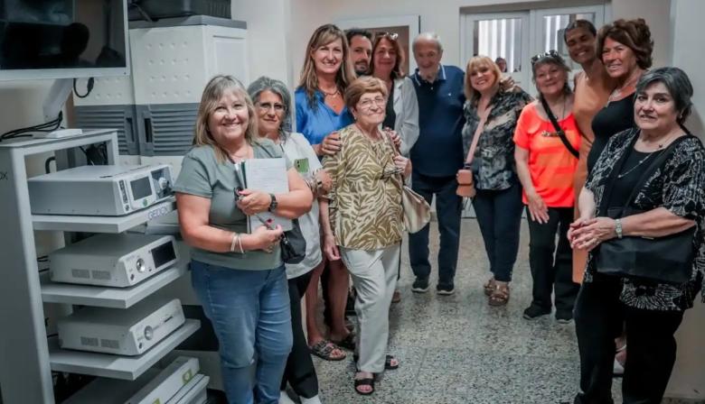 La Cooperadora del Hospital donó una torre de laparoscopia valuada en 50 millones de pesos