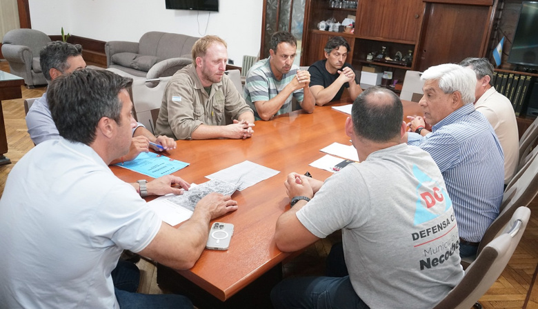 Rojas coordinó acciones ante jornadas de riesgo extremo de incendios en el distrito