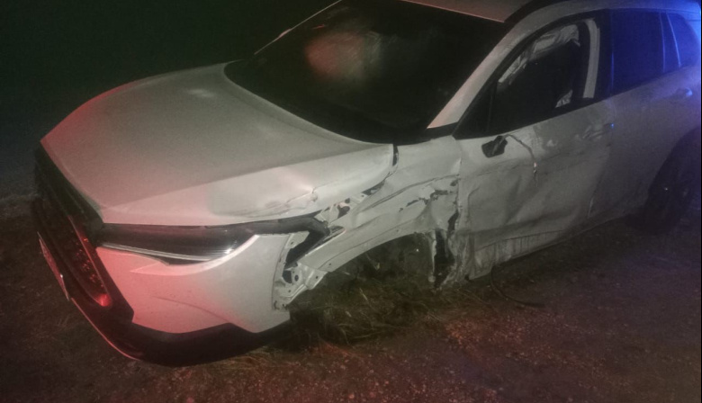 Grave choque frontal en la Ruta 55, a 20 kilómetros de Pieres