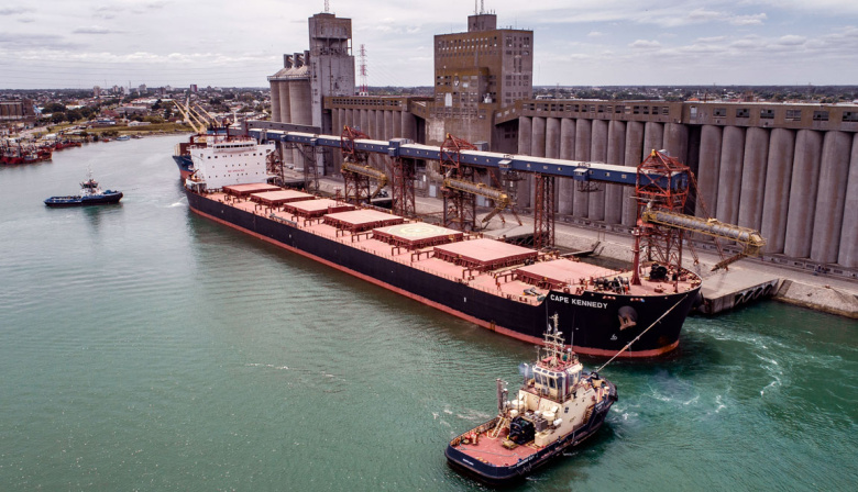 Puerto Quequén inicia el 2026 con ritmo récord