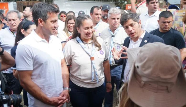 Axel Kicillof visitó el Campamento Nacional de Scouts en el cierre del VII Rover Moot