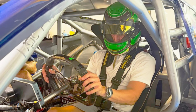 De Benedictis probó el Mustang del RUS Med Team: “Me sorprendió de movida”