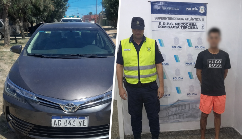 Operativo Sol a Sol: interceptan un vehículo robado en la vía pública