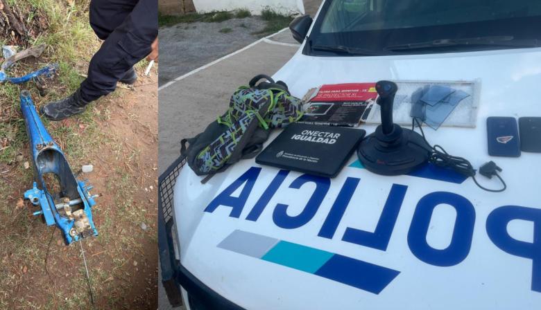 Operativos en Necochea y Quequén: recuperan una moto robada y detienen a un hombre tras resistirse a la policía