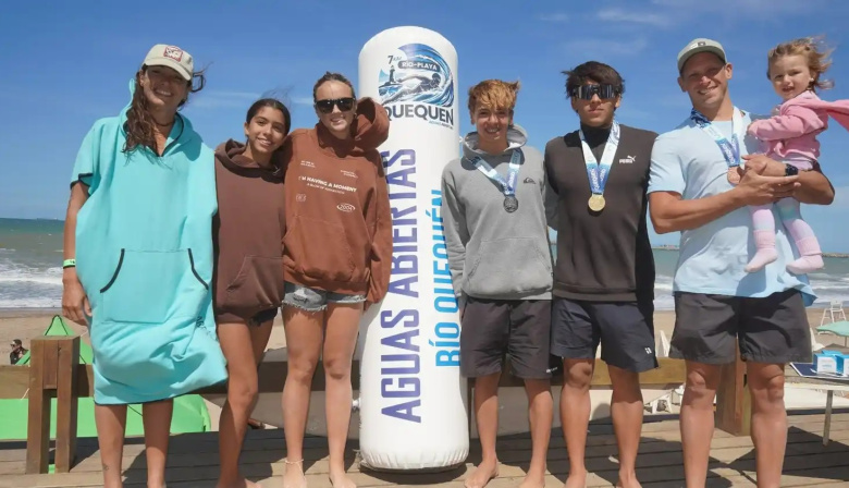 Taien Torales y Cuello Guglielmetti ganaron la segunda edición de la travesía Río-Playa
