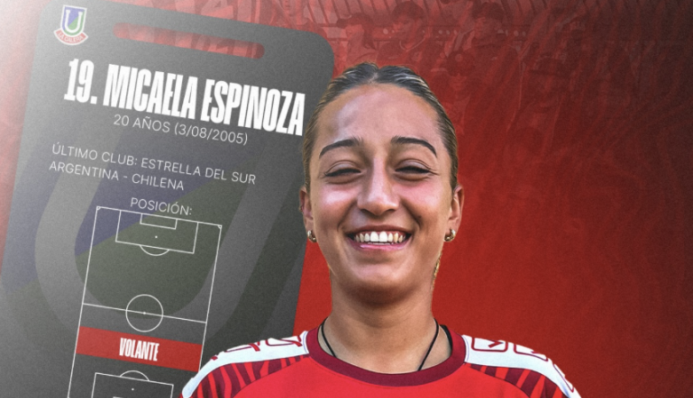 La necochense Micaela Espinoza inicia su primera experiencia internacional en Chile