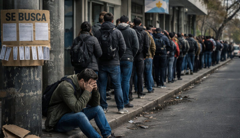 ¿Éxito económico? Aumentó la desocupación y llegó al 7,5% en el cierre de 2025