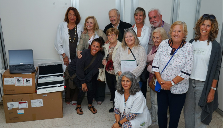 Un nuevo ecógrafo y otras donaciones de la Cooperadora se suman para fortalecer la Guardia del Hospital Municipal