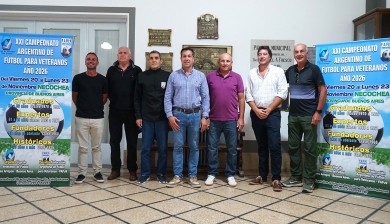 Por primera vez se jugará en Necochea el Campeonato Argentino de Fútbol para Veteranos