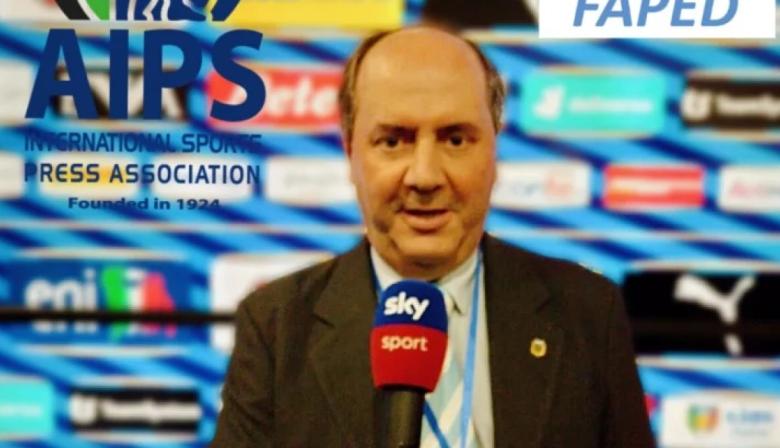 El periodista necochense Santiago Veiga participará del Congreso Mundial de AIPS en Suiza