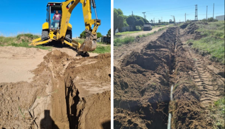 Intenso operativo de Obras Sanitarias: más de 200 reclamos resueltos y obras en distintos puntos del distrito