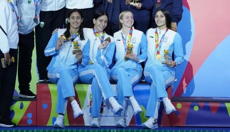 Juegos Suramericanos de la Juventud: histórica actuación de Guadalupe Angiolini con medalla de Oro en la Posta 4x100