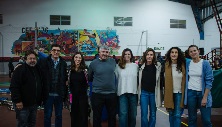 El Consorcio de Puerto Quequén colaboró en la puesta en valor del gimnasio del CEF Nº 76