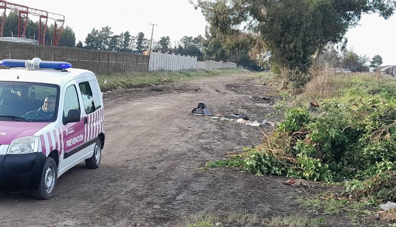 Refuerzan los controles para sancionar el arrojo de residuos en la vía pública