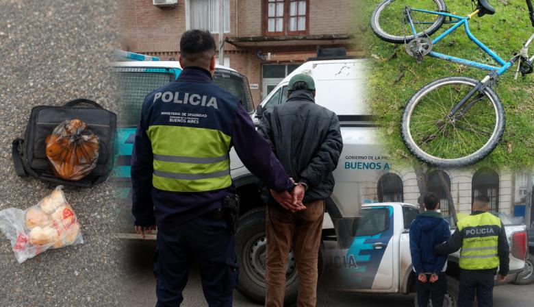 Tres procedimientos policiales en Necochea: detuvieron a un hombre armado, recuperaron una bicicleta robada y secuestraron un arma en un allanamiento