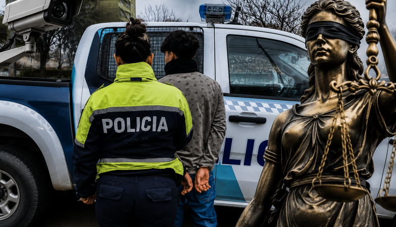 Visto por las cámaras del COM, detenido por la Policía y liberado por la Justicia