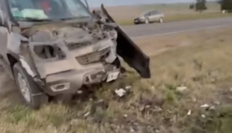 Triple choque en la Ruta 88: dos personas fueron trasladadas al HIGA y una está en estado de mayor gravedad