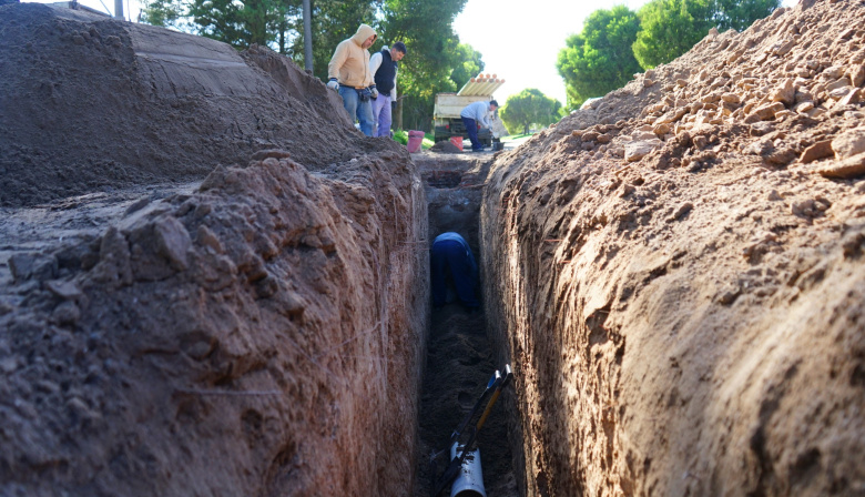 Obras Sanitarias realizó trabajos de mantenimiento de las redes agua y cloacas