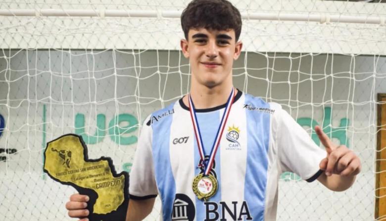 Demián Goñi fue convocado a la Selección Argentina para disputar el Sur-Centro de Cadetes