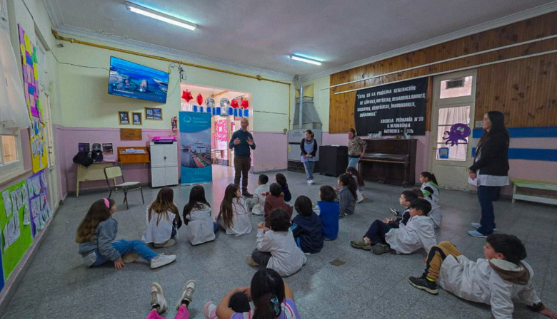 El programa Puerto Ciudad visitó la escuela primaria N° 28