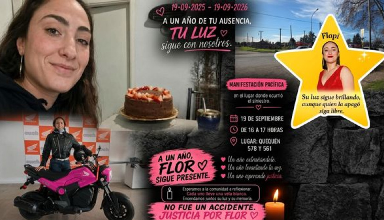 Manifestación para pedir justicia por Florencia Spada