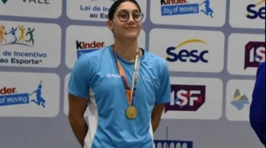 Guadalupe Angiolini campeona nacional juvenil en 50 metros Mariposa