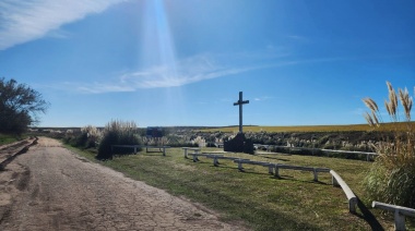 El municipio trabaja en la ribera para terminar de acondicionar el paseo del Vía Crucis