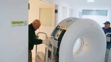 Histórico avance en la salud pública: llegó el tomógrafo al Hospital Ferreyra
