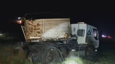 Siniestro en Ruta 3: un necochense herido tras colisión entre camioneta y camión